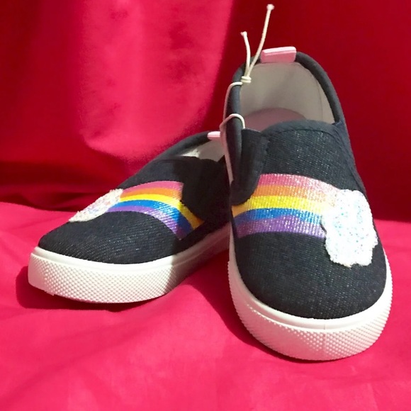 Over the Rainbow Denim Shoes - Picture 1 of 5